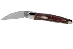 Case Seahorse Whittler Rustic Red Richlite, 13626, 10355WH SS Pocket Knife -Chic Knife Store CE13626 03 case