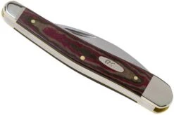 Case Seahorse Whittler Rustic Red Richlite, 13626, 10355WH SS Pocket Knife -Chic Knife Store CE13626 04 case
