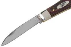 Case Tear Drop Bose Rustic Red Richlite, 13627, TB101028 SS Pocket Knife -Chic Knife Store CE13627 03 case