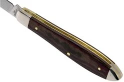 Case Tear Drop Bose Rustic Red Richlite, 13627, TB101028 SS Pocket Knife -Chic Knife Store CE13627 05 case
