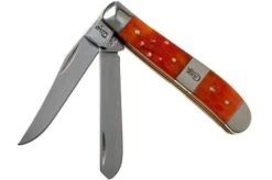 Case Mini Trapper Tequila Sunrise Bone, Standard Jig 14482, 6207 SS Pocket Knife