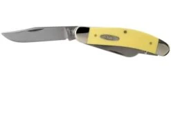 Case Medium Sowbelly Yellow Synthetic 30118, TB3339 CV Pocket Knife 8 Case Medium Sowbelly Yellow Synthetic 30118, TB3339 CV Pocket Knife -Chic Knife Store CE30118 03 case