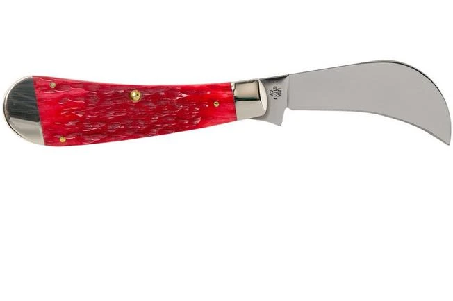 Case Hawkbill Pruner Dark Red Bone, Peach Seed Jig, 31956, 61011 CV Pocket Knife 4 Case Hawkbill Pruner Dark Red Bone, Peach Seed Jig, 31956, 61011 CV Pocket Knife - Image 2