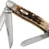 Case Medium Stockman Amber Jigged Bone, 00042, 6318 SS Pocket Knife -Chic Knife Store CE42 01 case ce42 01