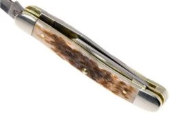 Case Medium Stockman Amber Jigged Bone, 00042, 6318 SS Pocket Knife -Chic Knife Store CE42 08 case ce42 08