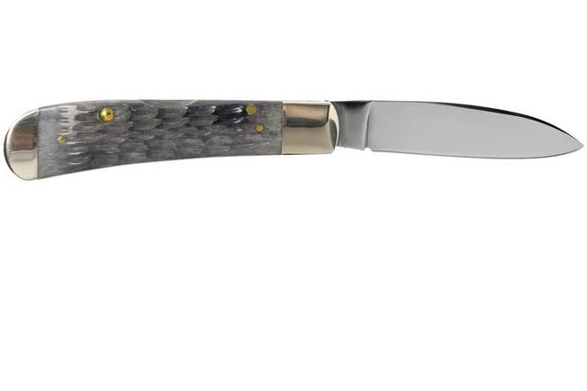 Case Tribal Lock Pocket Worn Grey Bone, Crandall Jig, 58411, TB612010L CV Pocket Knife 4 Case Tribal Lock Pocket Worn Grey Bone, Crandall Jig, 58411, TB612010L CV Pocket Knife - Image 2