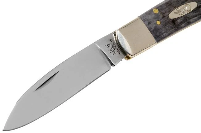 Case Tribal Lock Pocket Worn Grey Bone, Crandall Jig, 58411, TB612010L CV Pocket Knife 5 Case Tribal Lock Pocket Worn Grey Bone, Crandall Jig, 58411, TB612010L CV Pocket Knife - Image 3