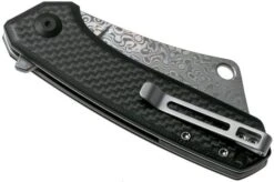 Civivi Mini Mastodon C2011DS-1 Damascus, Carbon Fibre & Black G10 Pocket Knife -Chic Knife Store CIC2011DS 1 04 civivi