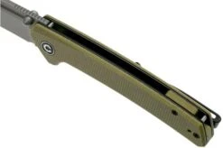 Civivi Keen Nadder C2021C Olive Micarta Pocket Knife -Chic Knife Store CIC2021C 07 civivi