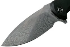 Civivi Praxis C803DS Damascus, Black G10 Pocket Knife -Chic Knife Store CIC803DS 03 civivi
