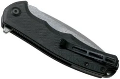 Civivi Praxis C803DS Damascus, Black G10 Pocket Knife -Chic Knife Store CIC803DS 04 civivi