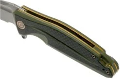 Civivi Statera C901B Carbon Fibre & Green G10 Pocket Knife -Chic Knife Store CIC901B 07 civivi