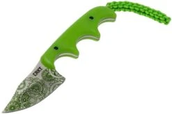 CRKT Minimalist Bowie Gears 2387G Neck Knife, Alan Folts Design -Chic Knife Store CK 2387G 03 crkt