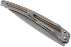 Deejo Tattoo 37g, Olive Wood, Van Life, 1CB000070 Pocket Knife -Chic Knife Store DJ1CB000070 05 deejo