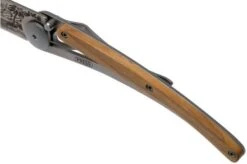 Deejo Tattoo 37g, Olive Wood, Van Life, 1CB000070 Pocket Knife -Chic Knife Store DJ1CB000070 07 deejo