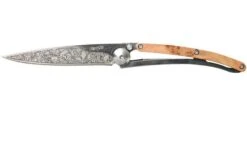 Deejo Tattoo 27g, Juniper Wood, Art Nouveau 9AB023 Pocket Knife