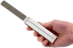 EZE-LAP EZE-Fold Two-sided Sharpening Stone, Extra Fine/ceramic, 530 -Chic Knife Store ED530 04 eze lap ed530 04