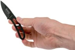 ESEE Candiru Black CAN-B Neck Knife With Black Sheath + Belt Clip -Chic Knife Store EE CAN B 04 esee knives v2018 04