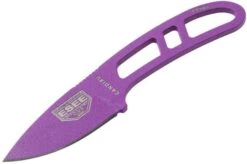 ESEE Candiru Purple CAN-PURP Neck Knife With White Sheath + Belt Clip -Chic Knife Store EE CAN PURP 03 esee knives v201901