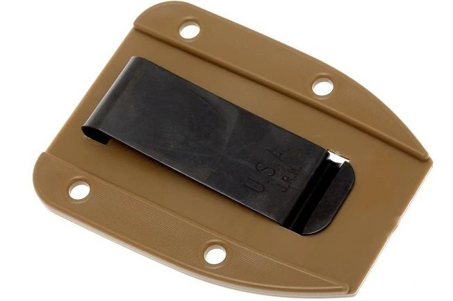 ESEE Belt-clip Plate For Model 3 & 4 Sheaths, Coyote Brown 4 ESEE Belt-clip Plate For Model 3 & 4 Sheaths, Coyote Brown - Image 2