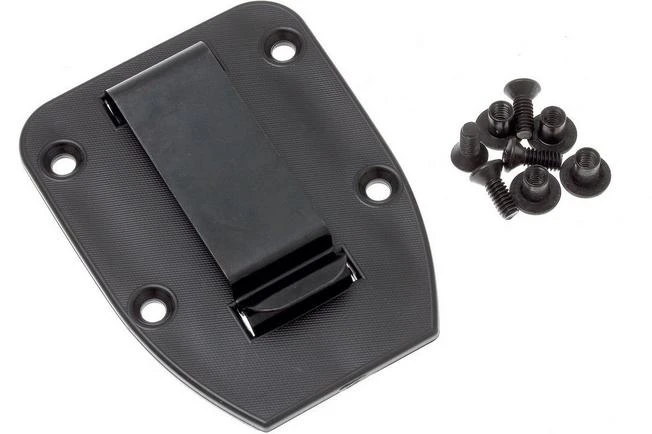 ESEE Belt-clip Plate For Model 3 & 4 Sheaths, Black 3 ESEE Belt-clip Plate For Model 3 & 4 Sheaths, Black