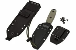 ESEE Model 3 Survival Knife 3MIL-P-B Black Sheath + Belt Clip And MOLLE-back -Chic Knife Store EE ESEE 3MIL P B 07 esee knives model 3 ee esee 3mil p b d7