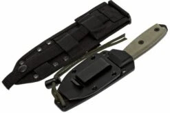 ESEE Model 3 Survival Knife 3MIL-P-B Black Sheath + Belt Clip And MOLLE-back -Chic Knife Store EE ESEE 3MIL P B 08 esee knives model 3 ee esee 3mil p b d8