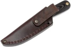 Brisa Necker 70, Black Micarta, Leather Sheath 9806 -Chic Knife Store ENZ 9806 08 enzo necker 70 enz 9806 08