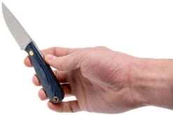 Brisa Necker 70 Ringo, Jeans Micarta, Leather Sheath 9821 -Chic Knife Store ENZ 9821 06 enzo enz 9821 06