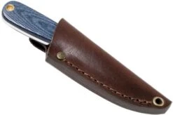 Brisa Necker 70 Ringo, Jeans Micarta, Leather Sheath 9821 -Chic Knife Store ENZ 9821 07 enzo enz 9821 07