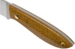 Brisa Bobtail 80 Mustard Micarta Handle, 12C27, Multi-carry Sheath 9951 -Chic Knife Store ENZ 9951 05 enzo knives