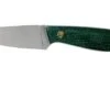 Brisa Bobtail 80 Green Micarta Handle, 12C27, Leather Sheath 9958 -Chic Knife Store ENZ 9958 01 enzo knives