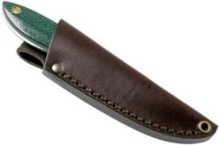 Brisa Bobtail 80 Green Micarta Handle, 12C27, Leather Sheath 9958 16 Brisa Bobtail 80 Green Micarta Handle, 12C27, Leather Sheath 9958 -Chic Knife Store ENZ 9958 07 enzo knives