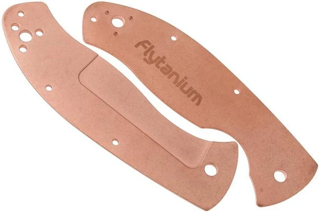 Flytanium Spyderco Tenacious Scales, Copper 4 Flytanium Spyderco Tenacious Scales, Copper - Image 2