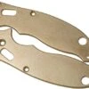 Flytanium Spyderco Manix 2 Scales, Brass -Chic Knife Store FLY 355 01 flytanium