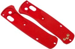 Flytanium Benchmade Mini-Bugout Scales, Red G10 -Chic Knife Store FLY 531 02 flytanium