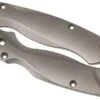 Flytanium Spyderco Paramilitary 2 Lotus Scales, Titanium Bead Blasted -Chic Knife Store FLY 803 01 flytanium
