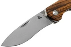 Fox Black Fox Ciol Folding Knife BF-748ZW Zebrano Wood Pocket Knife, Denis Simonutti Design -Chic Knife Store FOBF 748ZW 03 fox knives