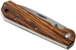 Fox Black Fox Ciol Folding Knife BF-748ZW Zebrano Wood Pocket Knife, Denis Simonutti Design -Chic Knife Store FOBF 748ZW 04 fox knives