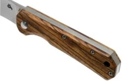 Fox Black Fox Ciol Folding Knife BF-748ZW Zebrano Wood Pocket Knife, Denis Simonutti Design -Chic Knife Store FOBF 748ZW 07 fox knives