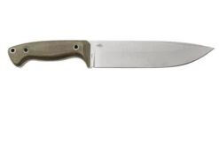 Fox Knives FX-140XL MI Green Canvas Micarta Knivesandtools Exclusive Fixed Knife, Markus Reichart Design -Chic Knife Store FOFX 140XLMI 02 fox