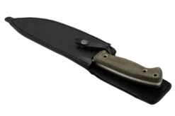 Fox Knives FX-140XL MI Green Canvas Micarta Knivesandtools Exclusive Fixed Knife, Markus Reichart Design -Chic Knife Store FOFX 140XLMI 07 fox