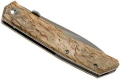 Fox Knives FX-525BE Curly Birch Pocket Knife, Bob Terzuola Design -Chic Knife Store FOFX 525BE 04 fox knives