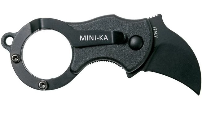 Fox Mini-Ka Folding Black W. Black Blade 4 Fox Mini-Ka Folding Black W. Black Blade - Image 2