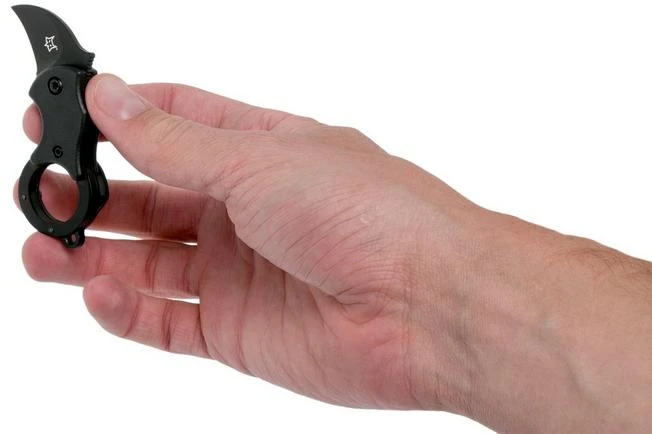 Fox Mini-Ka Folding Black W. Black Blade 9 Fox Mini-Ka Folding Black W. Black Blade - Image 7