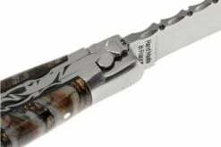 Fontenille Pataud Traditional 11 Cm, Guilloché, Mammoth Tooth, L11MMTG -Chic Knife Store FPL11MMTG 04 fontenille pataud traditional 11cm fpl11mmtg 04