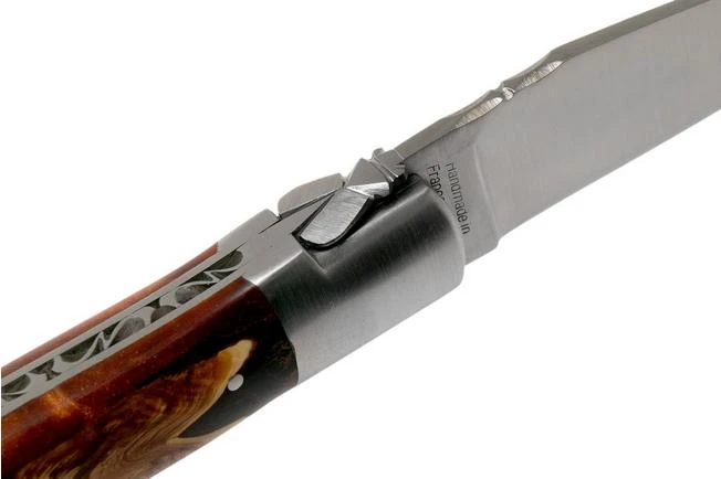 Fontenille Pataud Gentleman 10.5 Cm L8HG Red Hybrid Juniper Pocket Knife 8 Fontenille Pataud Gentleman 10.5 Cm L8HG Red Hybrid Juniper Pocket Knife - Image 6