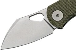 GiantMouse ACE Nibbler Green Canvas Micarta, 20CV Pocket Knife, Ansø And Voxnaes Design 11 GiantMouse ACE Nibbler Green Canvas Micarta, 20CV Pocket Knife, Ansø And Voxnaes Design -Chic Knife Store GMNIBBLER GREEN C 03 giantmouse