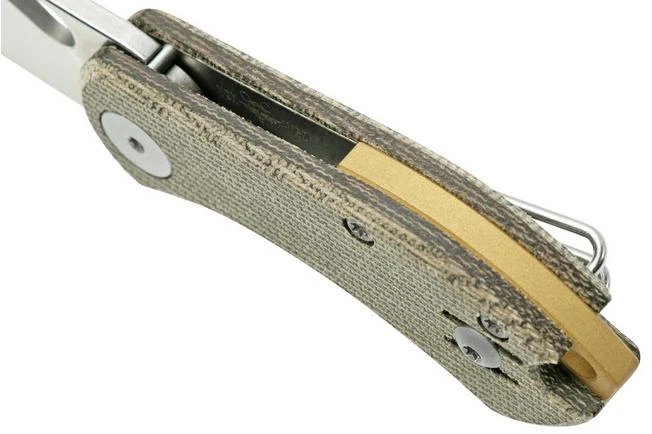 GiantMouse ACE Nibbler Green Canvas Micarta, 20CV Pocket Knife, Ansø And Voxnaes Design 7 GiantMouse ACE Nibbler Green Canvas Micarta, 20CV Pocket Knife, Ansø And Voxnaes Design - Image 5