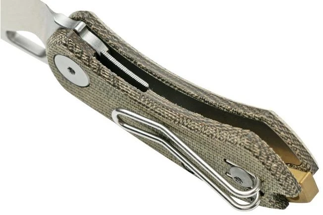 GiantMouse ACE Nibbler Green Canvas Micarta, 20CV Pocket Knife, Ansø And Voxnaes Design 9 GiantMouse ACE Nibbler Green Canvas Micarta, 20CV Pocket Knife, Ansø And Voxnaes Design - Image 7